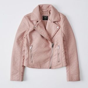 NWOT Abercrombie and Fitch leather jacket